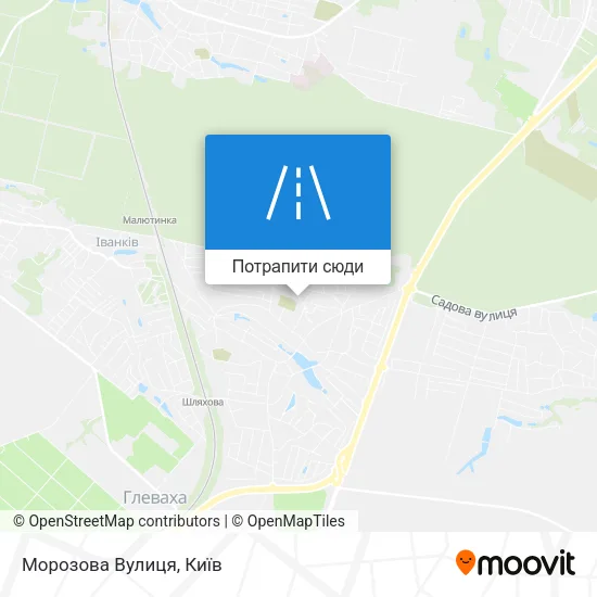 Карта Морозова Вулиця