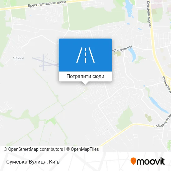 Карта Сумська Вулиця