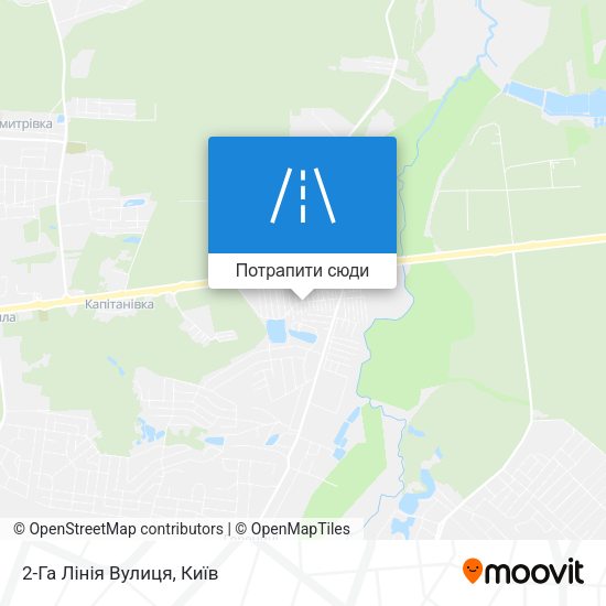 Карта 2-Га Лінія Вулиця