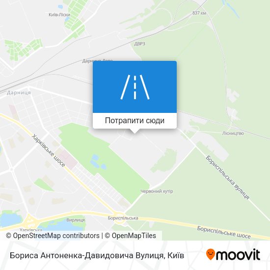 Карта Бориса Антоненка-Давидовича Вулиця
