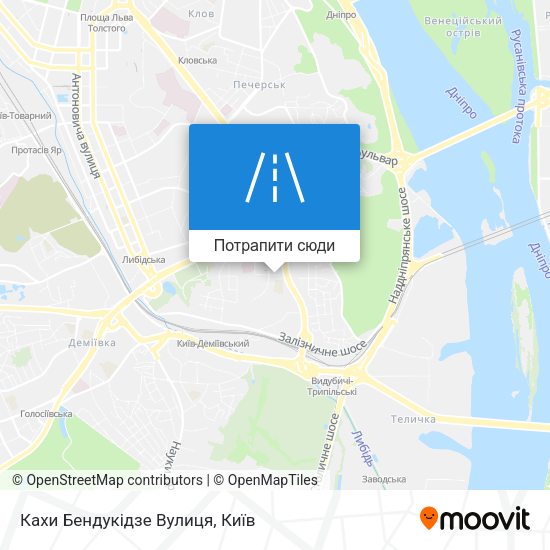 Карта Кахи Бендукідзе Вулиця
