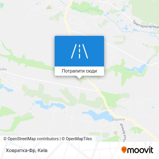 Карта Ховратка-Фр