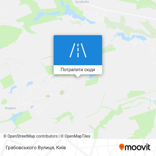 Карта Грабовського Вулиця