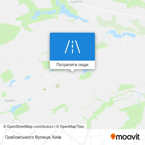 Карта Грабовського Вулиця