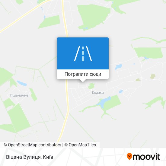 Карта Віцана Вулиця