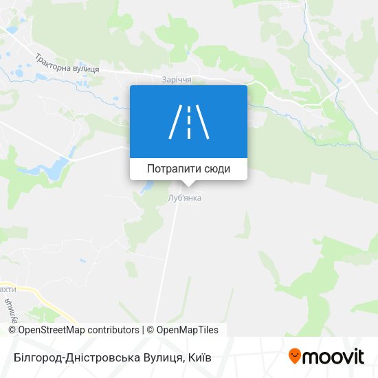 Карта Білгород-Дністровська Вулиця
