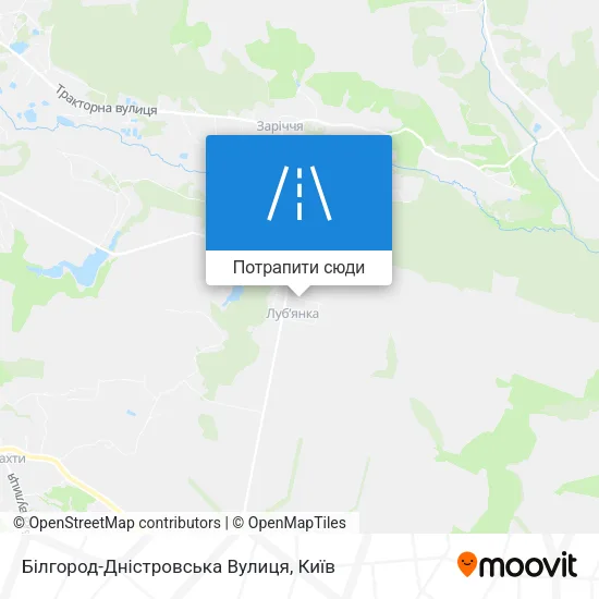 Карта Білгород-Дністровська Вулиця