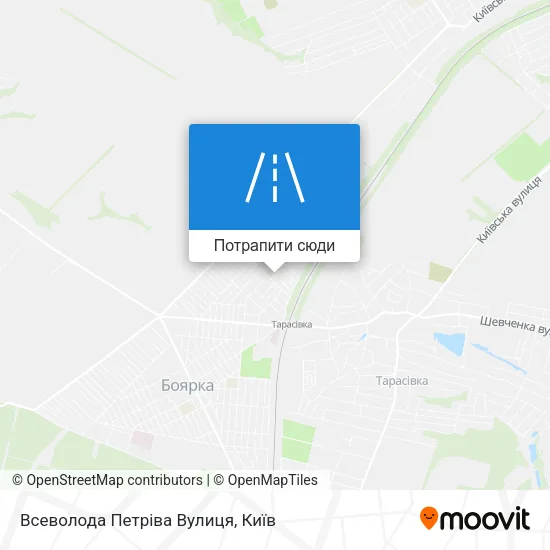 Карта Всеволода Петріва Вулиця