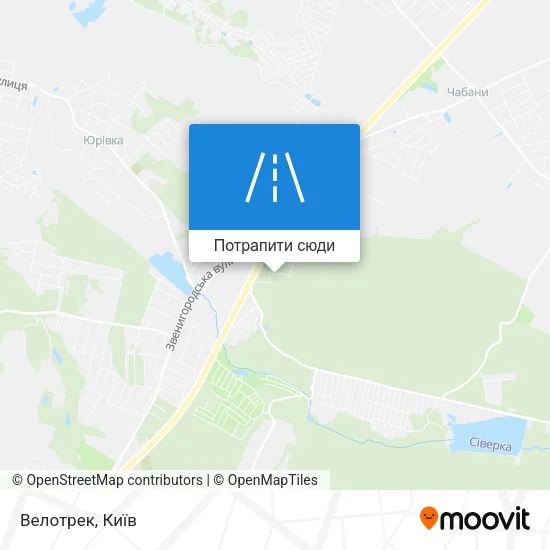 Карта Велотрек