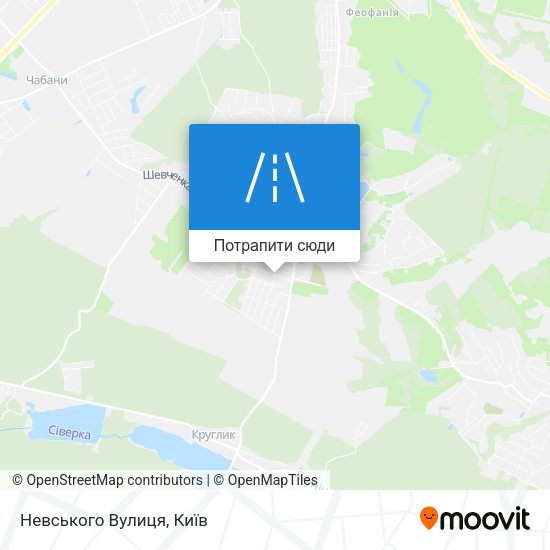 Карта Невського Вулиця