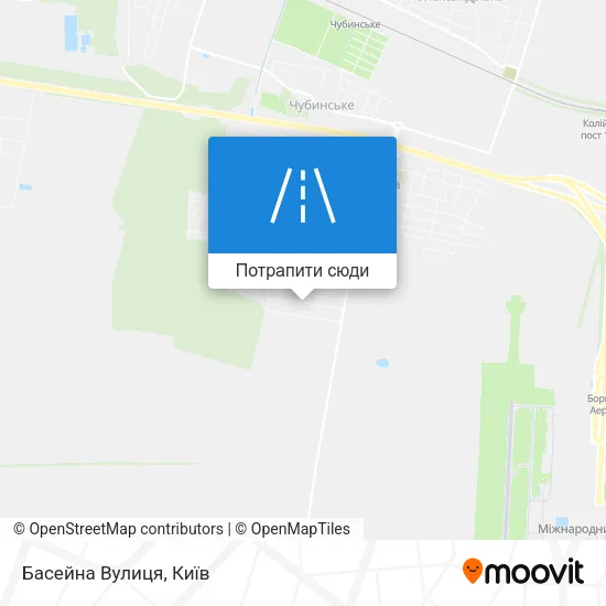 Карта Басейна Вулиця