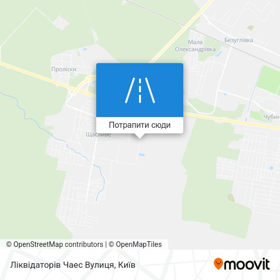 Карта Ліквідаторів Чаес Вулиця