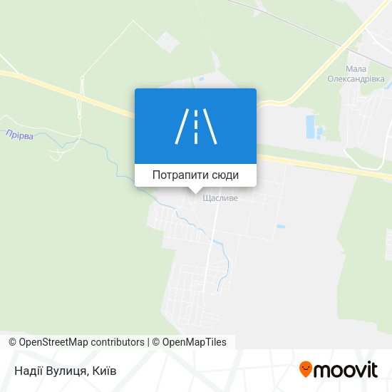 Карта Надії Вулиця