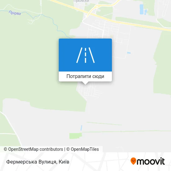 Карта Фермерська Вулиця