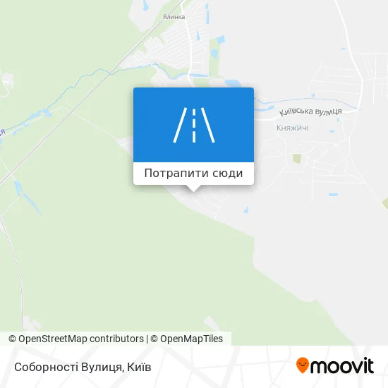 Карта Соборності Вулиця
