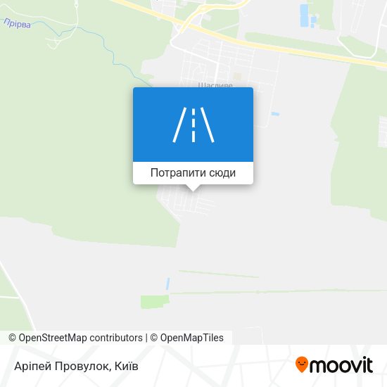 Карта Аріпей Провулок
