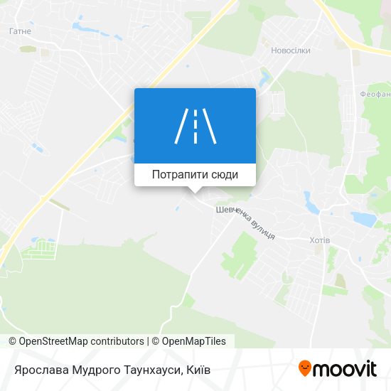 Карта Ярослава Мудрого Таунхауси