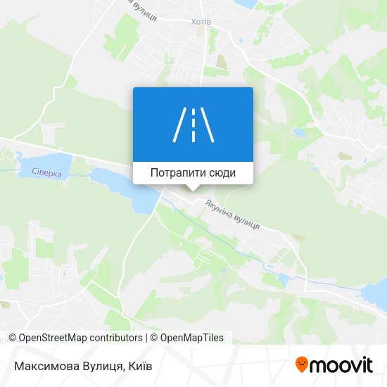 Карта Максимова Вулиця