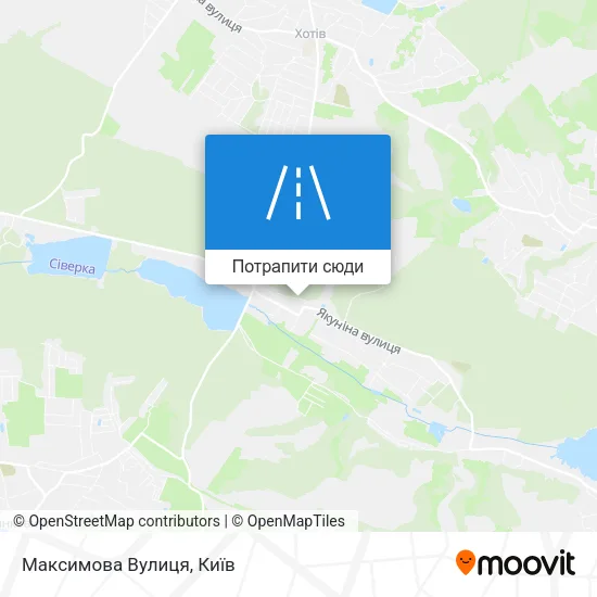 Карта Максимова Вулиця