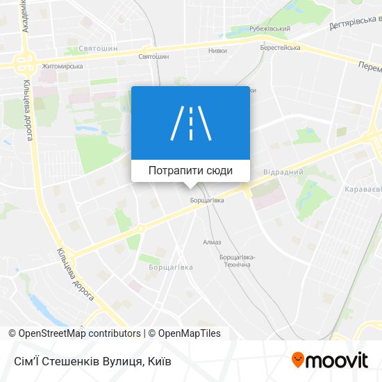 Карта Сім’Ї Стешенків Вулиця