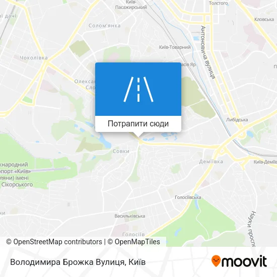 Карта Володимира Брожка Вулиця
