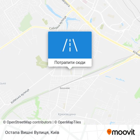 Карта Остапа Вишні Вулиця