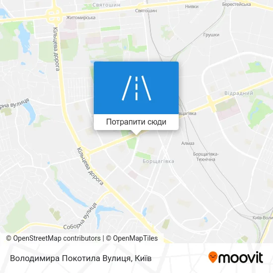 Карта Володимира Покотила Вулиця