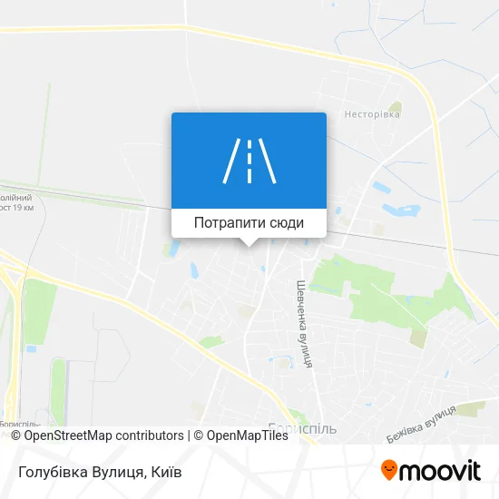 Карта Голубівка Вулиця