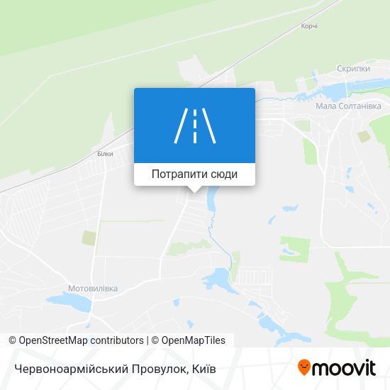 Карта Червоноармійський Провулок