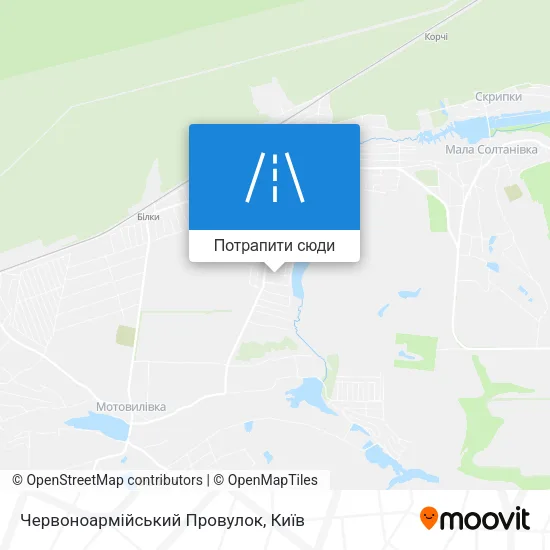 Карта Червоноармійський Провулок