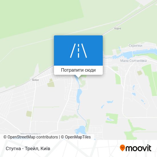 Карта Стугна - Трейл