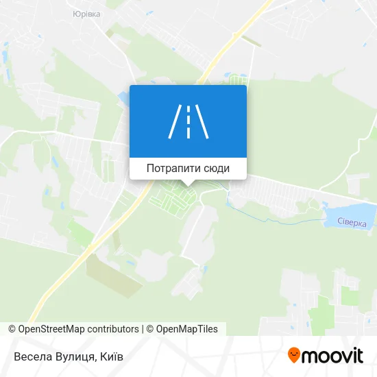 Карта Весела Вулиця