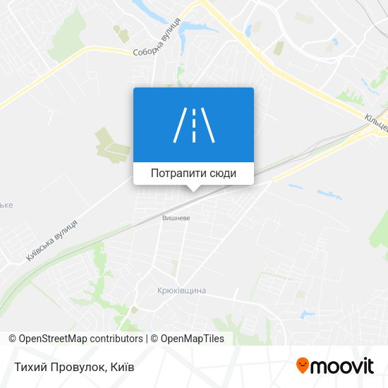 Карта Тихий Провулок