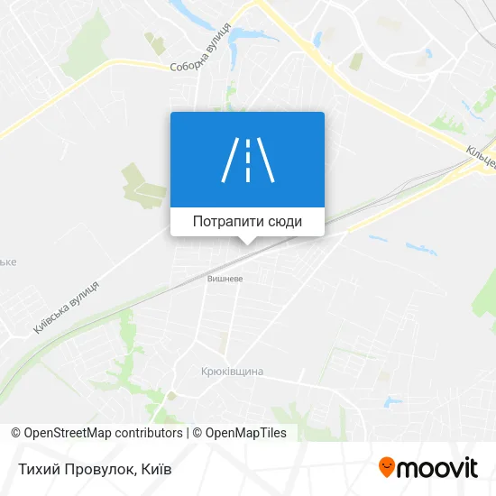 Карта Тихий Провулок