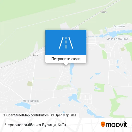 Карта Червоноармійська Вулиця