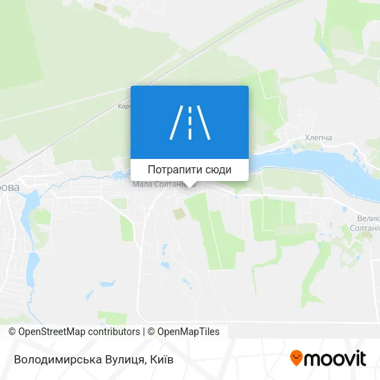 Карта Володимирська Вулиця