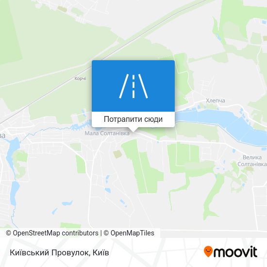 Карта Київський Провулок