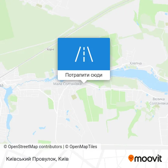 Карта Київський Провулок