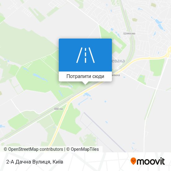Карта 2-А Дачна Вулиця