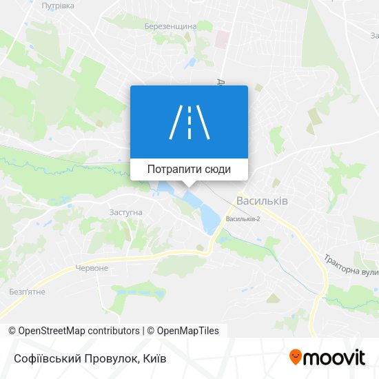 Карта Софіївський Провулок