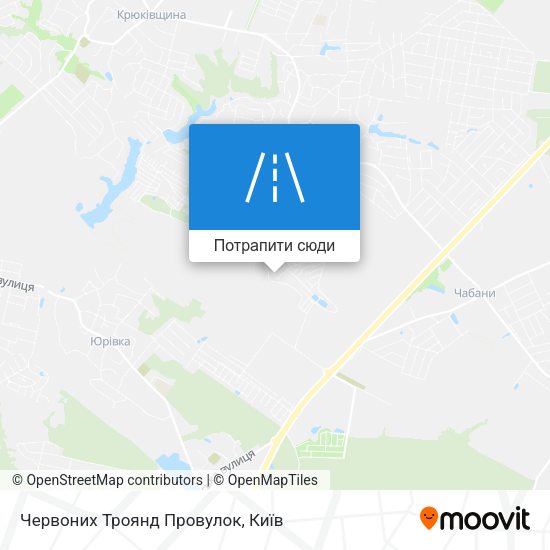 Карта Червоних Троянд Провулок