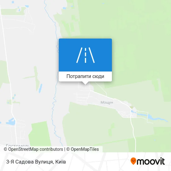Карта 3-Я Садова Вулиця