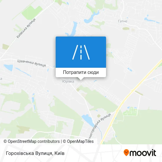 Карта Горохівська Вулиця