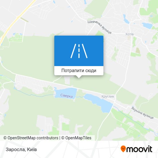 Карта Заросла