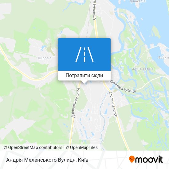 Карта Андрія Меленського Вулиця