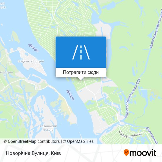 Карта Новорічна Вулиця