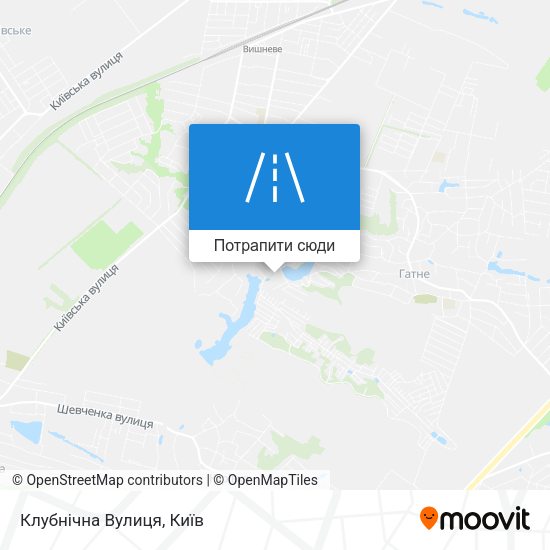 Карта Клубнічна Вулиця