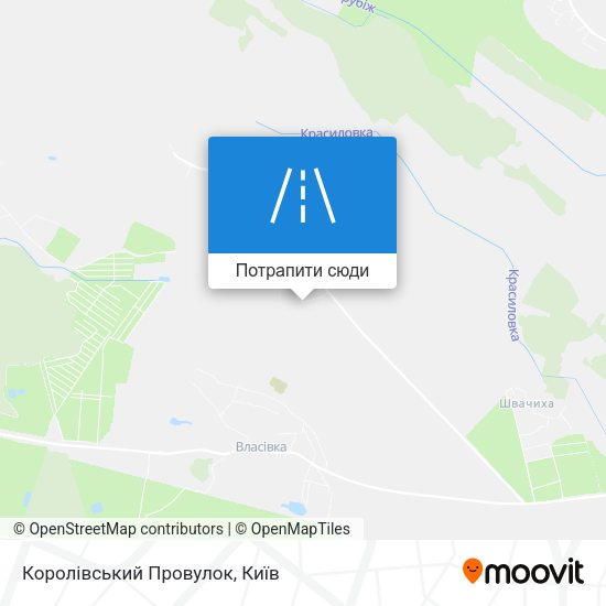 Карта Королівський Провулок