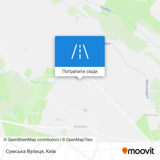 Карта Сумська Вулиця