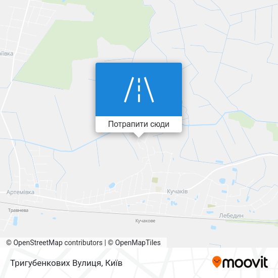 Карта Тригубенкових Вулиця